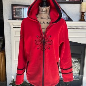 Very cute fleece jacket with details